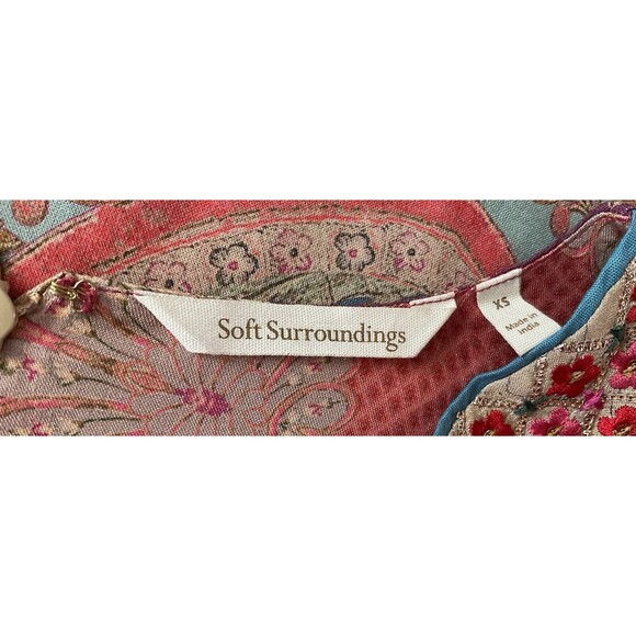 Soft surroundings Parasol dress Siva Magenta XS - Picture 9 of 10